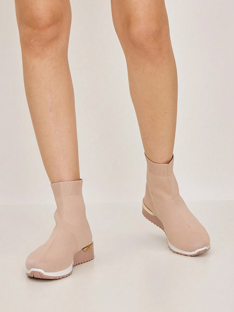 Giày thường ngày của phụ nữ, Thời trang tối giản mặc hàng ngày - Hồng - Xem 1