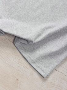 Tween Girl Cartoon Pattern Slogan Print Short Sleeve Loose T-Shirt