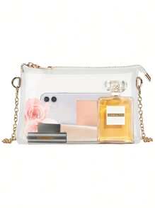 Women's Cute Transparent Chain Square Bag - Perfect For Sports & Concerts! - Multicolor - View 2