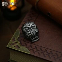 格兰芬多学校 1 件金属胸针徽章收藏版豪华锡合金翻领别针新奇珠宝银珐琅 DIY 配饰返校季礼物 - 軍綠色 - 查看 6