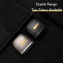 Customized Handwritten Signature Stamp, Metal Crafted, Photosensitive Portable Personal Customized, Auto-Press Cover Stamp, Promotional Signing Stamp - Metallic Pearl Black - View 5