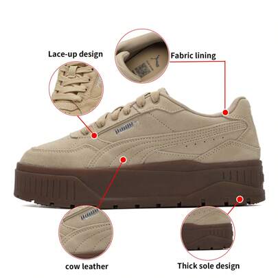 Puma 女鞋運動鞋Karmen II Idol SD低筒厚底休閒鞋板鞋 397462-01