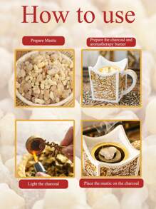 6g/15g/25g/50g，乳香，天然野生，无化学添加剂，熏香，高品质，天然油树脂，木香，可与香薰炉一起使用，净化空气，去除异味，舒缓神经，帮助睡眠，舒缓情绪 - 乳香 - 查看 9