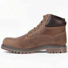 Purapiel Comfortable Leather Lace-Up Boot Botiel2 Delivery 24/72H To Spain (Peninsula)✅ - Brown - View 4