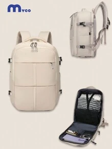 40L 可扩展飞行随身旅行背包 - 配有隐藏肩带、收纳袋和鞋袋的笔记本电脑包 - 适合女性和男性的耐用周末包圣诞节和新年礼物