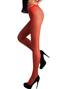 Goota Max 1 Pair Of Solid Color Fishnet Leggings, Bottoms For Women,Sexy Mesh Stockings, Women's Plaid Hollowed-Out Mesh Socks Girls With Empty Fishnet Bottom Stockings Love At First Find Summer Outfits For Women