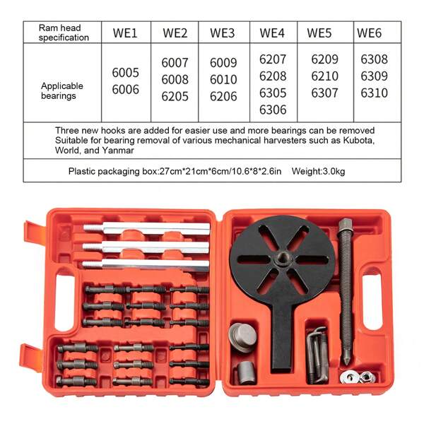 18* Bearing Disassembly Puller Inner Hole Puller Removal Tool Bearing Puller Set