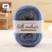 3pcs Multi-Color Gradient Mohair Yarn - Luxury Fiber Blend, Perfect For DIY Knitting Scarves, Hats And Sweaters - Ideal For Knitting And Crocheting Sweaters - 3 Packs - View 20