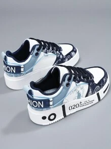 Teenagers' Outdoor High Top/Low Top Fashion Casual Shoes, Comfortable Sports Sneakers, Running Shoes, Skateboard Shoes - Multicolor - View 4