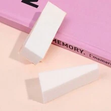 ATOMUS Bộ 50 miếng mút trang điểm hình tam giác dùng cho cả khô và ướt, dùng để tán kem nền, che khuyết điểm, kem BB, phấn phủ, dụng cụ trang điểm. - trắng - Xem 6