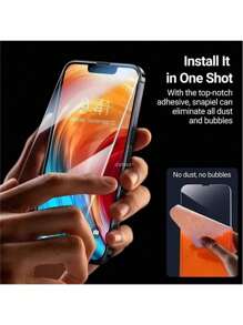 5Pcs Tempered Glass Compatible With IPhone 16e 15 14 13 12 11 Pro Max Screen Protector Compatible With IPhone 12Mini 13Mini 7 8 14 Plus SE X XS XR Glass Gift For Birthday, Family, Friends Phone Screen Protector, Phone Accessories - Clear - View 5