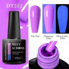 7ml Luminous Gel Nail Polish Fluorescent Neon Glow-In-Dark UV LED Nails Gel Soak Off Gel Varnish Nail Art Gel For Manicure - Multicolor - View 26