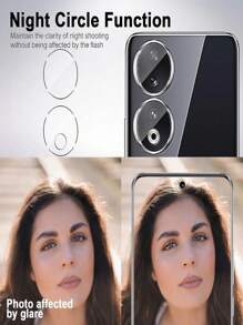 4-In-1 Set: 2 Pcs Matte Anti-Spy Soft Ceramic Film + 2 Pcs Camera Lens Glass Protector, Compatible With IPhone/ Galaxy//Redmi//Honor/OPPO, No Bubbles, Easy Application, Hardness Scratch Resistant, Fingerprint Resistant, Preventing Peeping, Privacy Soft Film - 4in1 - View 11