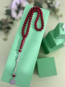 1 件开斋节念珠手链，45 件 10 毫米 Tasbih 念珠链，用于日常礼拜、斋月念珠、斋月礼物 - 彩色 - 查看 1