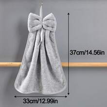 3pcs Bowknot Design Hand Towels, Quick Dry Soft Absorbent Non-Shedding, Suitable For Restaurant, Kitchen, Bathroom