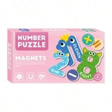 A Box Of Refrigerator Magnet Puzzles, Alphabet Poster,Magnetic Alphabet Letters,Animals, Fruit Stickers, Suitable For Preschool Enlightenment Toys, Good Gifts For Children At Home, Birthday Gifts,Magnet Toy