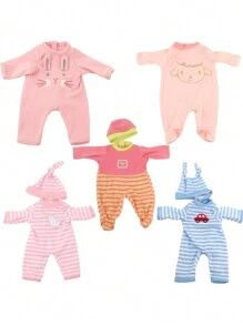 Accessoires de vêtements pour poupée de 12 pouces, décoration de jouet mignonne, cadeau d'anniversaire pour filles, comprend des pyjamas et des tenues