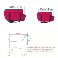Kitten Dog Rabbit Kitten Pet Travel Carrying Bag Soft Edged Cat Dog Pet Animal Travel Bag Wallet Handbag Dog Travel Bag For Small Dogs And Cats (Red And Grey)