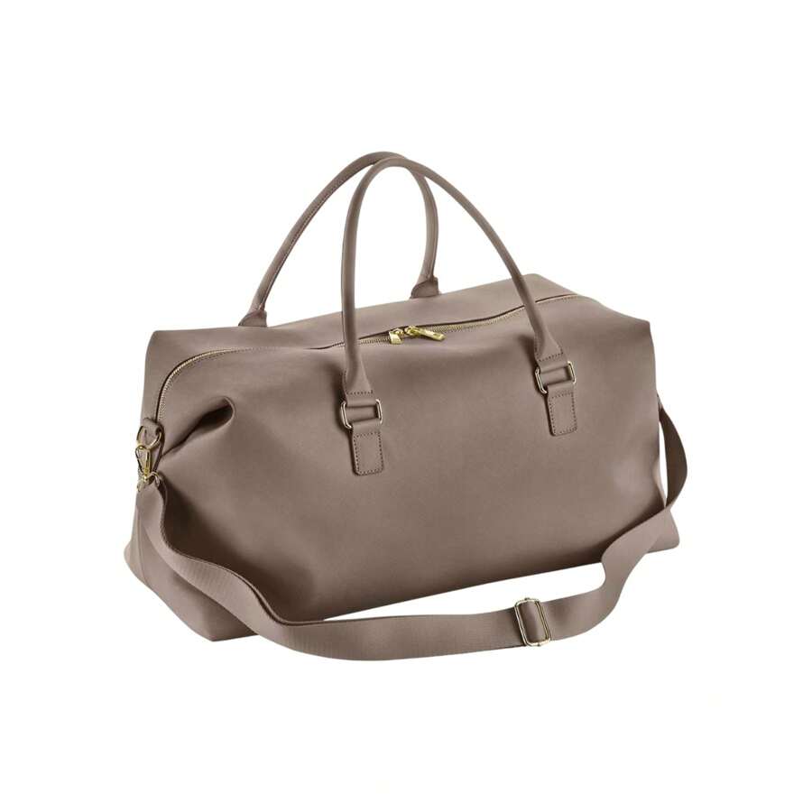 Babybugz Boutique Duffle Bag (Taupe) - 100% Polyurethane