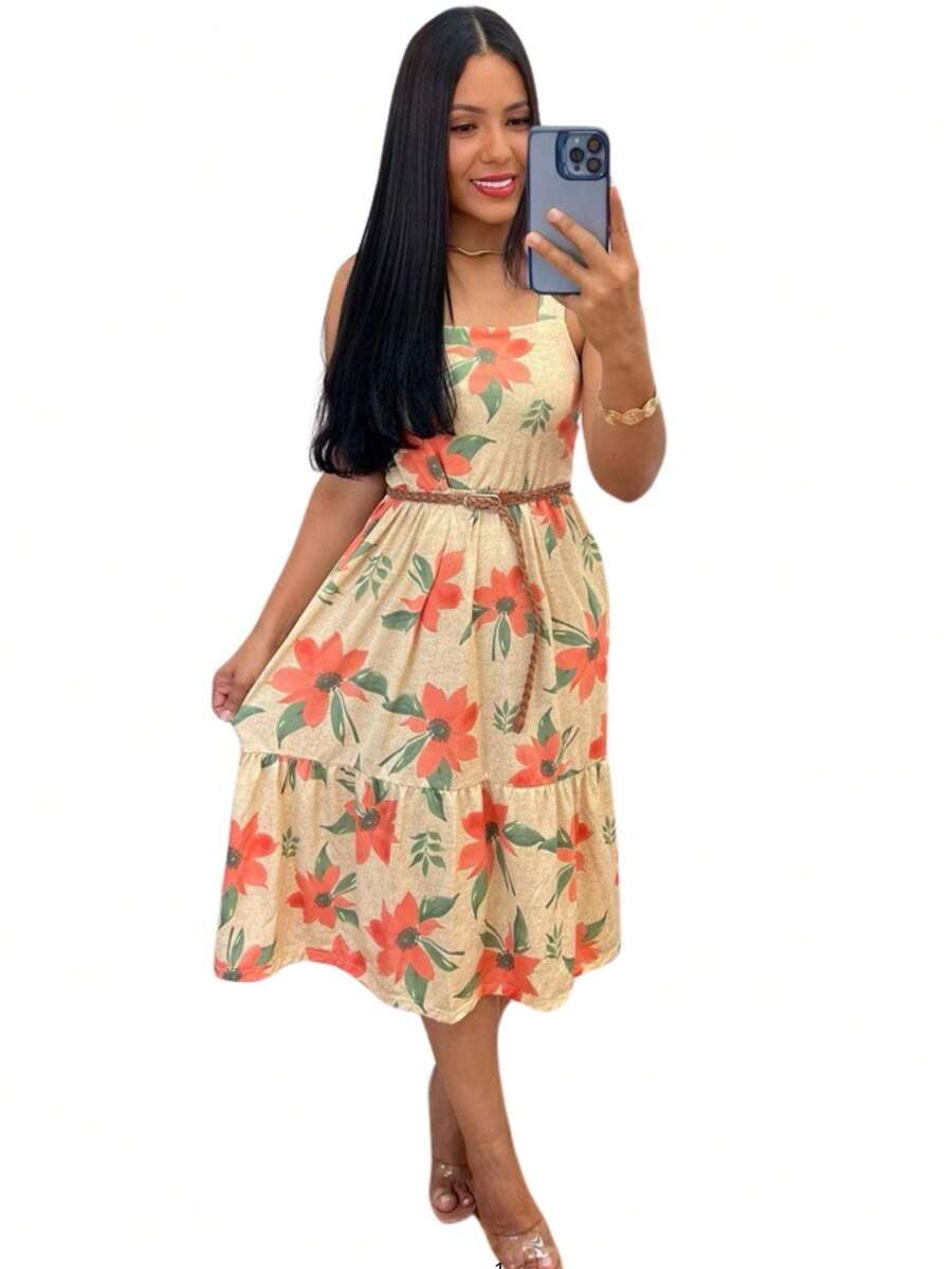 Women Dresses - Màu Đỏ Sâu - Xem 1