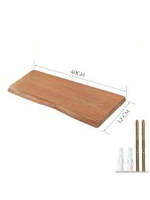 1 pezzo Mensola da parete in legno, mensola galleggiante ampia, scaffale da parete in legno rustico per cucina, soggiorno, esposizione