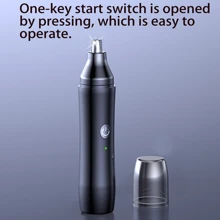 新款电动鼻毛修剪器电动眉毛剃须刀鼻毛修剪器可洗鼻毛剪刀。