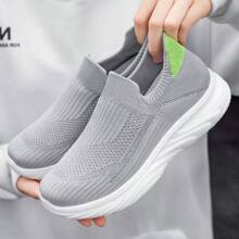 Zapatos Mujer Comodos para Caminar - Diseño Ergonómico, Superficie de Punto Zapatillas Deportivas de Mujer Ligeras Transpirables de Malla para Correr y Tenis
