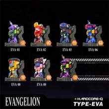 Miniso Figura de anime Neon Genesis Evangelion WASA EVA206 - Caja ciega de juguete de moda de edición limitada, decoración de escritorio, regalo de cumpleaños o Navidad