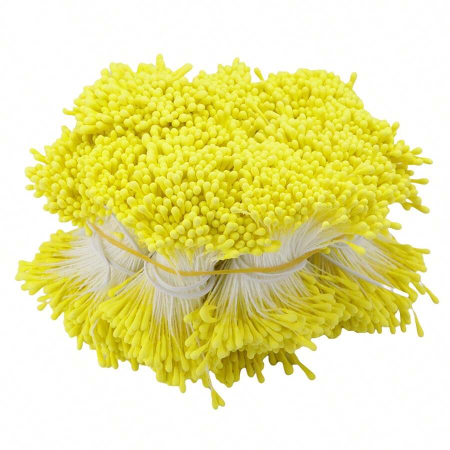 4000pcs 2mm Multi-Color Mini Artificial Flower Heads With Matte Satin Ribbons, Faux Flower Stamens For Artificial Flowers, Scrapbooking And Party Decorations, DIY Wedding, Home And Indoor Decoration Flower Making Accessories - Small Bouquet Core, Handmade, Gift Box Packaging And Decor Materials Gifts Birthday Graduation