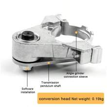 Angle Grinder Conversion Thread Universal Head Adapter For 115 125 Type Polishing Oscillating Tool - 黑色 - 查看 9