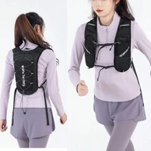 Running Vest Backpack For Men Women, Camel Hydration Vest, Hydration Backpack For Hiking Trail Running Cycling Race Marathon, Running Phone Holder Vest(Only Backpack Without Bladder)