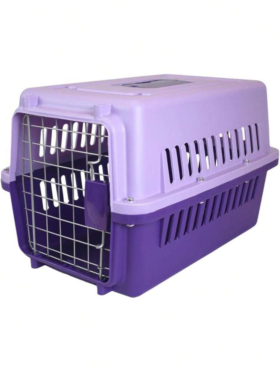 Fancy Pets Transportadora para Perros Gallery Tamaño Chico Color Morado - Morado - Ver 1
