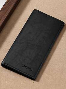 2025 New Long Wallet For Men Slim Leather Multi-Function Combo Driver's License And Bifold Wallet Card Holder Wallet Business Card Holder Credit Card Holder Id Card Holder