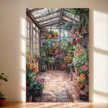 Wall Plant Art - Unique Views Of Tropical Exotic Plants & Potted Flowers,Festive Touch For Valentine's And New Year