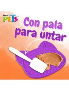 Fancy Pets Silicone Licking Mat With Cat Spatula For Dogs And Cats - Multicolor - View 8