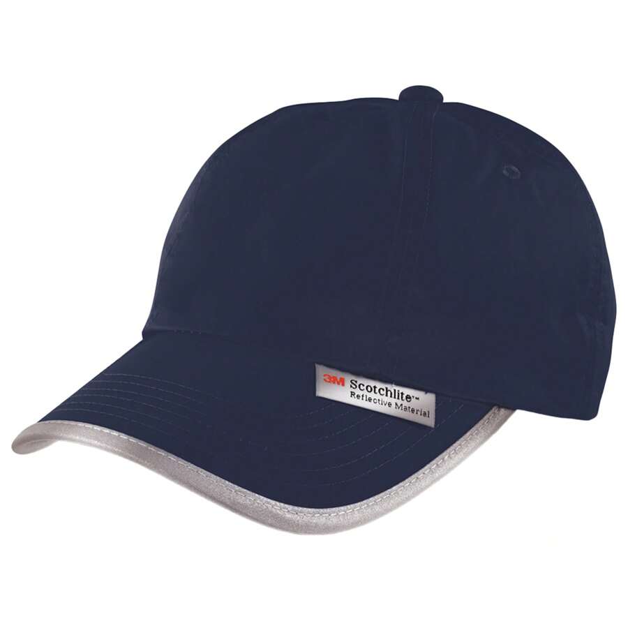 Result Reflective Baseball Cap (Navy) - 220gsm - Navy Blue - View 1