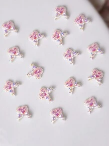 10PCS Super Beautiful Nail Accessories, Rose And Butterfly Style Nail Accessories, Super Beautiful Nail Accessories