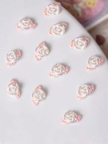 10PCS Super Beautiful Nail Accessories, Rose And Butterfly Style Nail Accessories, Super Beautiful Nail Accessories