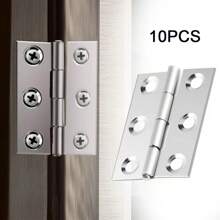 10 Pcs Stainless Steel Metal Cabinet/Window Hinges