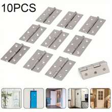 10 Pcs Stainless Steel Metal Cabinet/Window Hinges