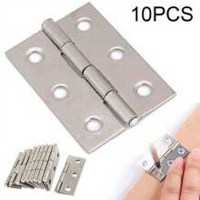 10 Pcs Stainless Steel Metal Cabinet/Window Hinges