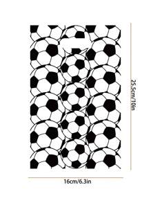 10pcs/30pcs/50pcs Black & White Plaid Football Graphic Print Candy Chocolate Snack Gift Bags, Football Theme Party Decor, Birthday Gift Wrapping Supplies, Birthday Gifts For Men, Valentine Box, Men Gift Box, Gift For Man, Gift Bags Bulk, Blue Gift Bag, Valentines, Valentine Day, Valentines Gifts, For Mother's Day, Bridesmaid Gifts, Graduation Gifts, Birthday Gifts, Wedding Gifts,Birthday,Bride,Wedding