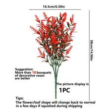 1/5/12 Bundles Artificial Flowers, Valentine's Day New Years Gifts Outdoor Fake Flowers For Decoration UV Resistant No Fade Faux Plastic Plants, Garden Porch Window Box Decor, Room Decor, Home Decor (White) Birthday Graduation