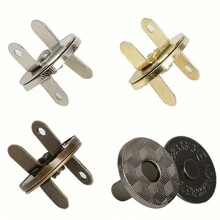 10 Pcs/Pack 10-18mm Thin Magnetic Buttons Bags Magnet Automatic Adsorption Buckle Metal Buttons Snaps Wallet Buttons - Multicolor - View 1