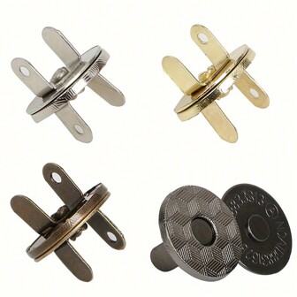 10个/包 10-18mm薄磁扣 箱包磁铁自动吸附扣 金属纽扣 按扣 钱包纽扣