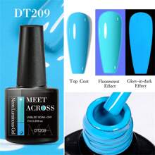 7ml Luminous Gel Nail Polish Fluorescent Neon Glow-In-Dark UV LED Nails Gel Soak Off Gel Varnish Nail Art Gel For Manicure - Multicolor - View 14