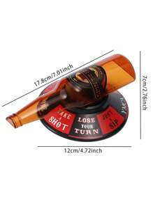 1pc Beer Bottle Drinking Game, Spin The Bottle Arrow Bottle Rotation Alcohol Party Game