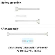 [Popular] 1pc Adjustable Tension Rod, Double-Sided Adjustable, With Plastic Base, Stainless Steel Material, Suitable For Shower Curtain, Window Curtain, Closet, And Balcony Clothes Drying, Available In Silver, Black, White, Graybedroom,Organizer,Organiser,Home Storage,White T Shirt Women,Black Pants Women,Ladies Winter Clothes,Dress,Winter Clothes For Ladies,Elegant Woman Dresses,White Shirt For Ladies,Long Sleeve,White Jumpsuit For Women,Spring Dresses For Women,Spring Outfits For Women,Spring,Spring Clothes,Minimalist,Summer Tops
