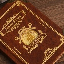 1 Copy/2 Copies/3 Copies/5 Copies/6 Copies/Gift Box Set/Vintage Soft Leather Hardcover Notebook With 200 Pages. It Features A Hollow-Out Design On The Cover, A Satin Ribbon Bookmark, An Anchor Decoration, Metal Edges For Fixation, And Eye-Protecting Paper. It Is Suitable For Office Business, Campus Life, Daily Use And As A Holiday Gift. It's A High-Quality Office Meeting Notebook, Diary, Journal And Record Book.