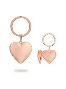 1Pc Personalized Custom Heat Transfer Photo Heart-Shaped Keychain, Which Adopts The Dual Processes Of Heat Transfer Printing And Laser Engraving. The Heart-Shaped Appearance Is Cute, Unique, Fashionable, Simple And Personalized, And There Are Multiple Colors Available For Selection. It Is Suitable For Birthday Gifts, Valentine'S Day, Anniversaries, Mother'S Day And Father'S Day. It Is Very Suitable To Be Given To Parents, Friends And Loved Ones.